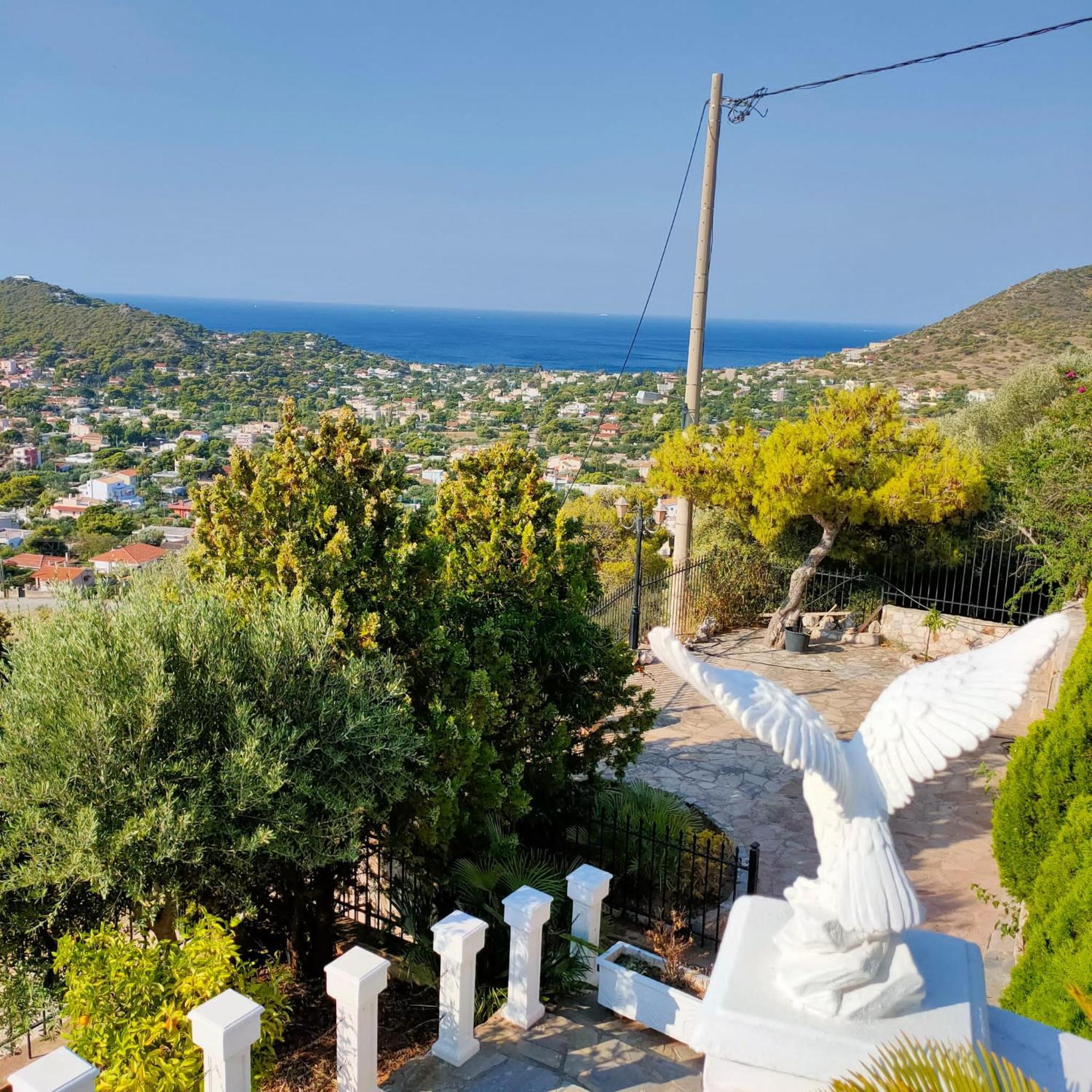 Eagles Nest Villa Athenian Riviera In Aghia Marina Near Lagonisi, Next To The Beach Close To Athens Airport Ajía Marína Kültér fotó